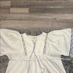 Farmers Market embroidered cotton boho top M White Size M Photo 4