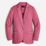 J.Crew Alfie Gramercy Twill Lyocell Single Breasted Blazer Jacket Raspberry Photo 0