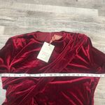 Jessakae NWT red velvet long sleeve bodycon mini dress size 2XL P13 Photo 8