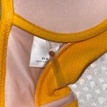 Shade & Shore -Shore Padded Sexy Yellow Textured Twist Front Bikini Top 34B. Photo 3