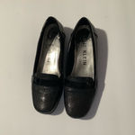 Anne Klein Textured Black Loafers Photo 2