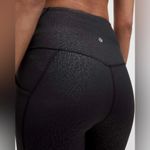Lululemon NWT Align High Rise 25” Leggings With Pockets Ripple Embossed Black 12 Photo 2