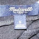 Madewell  Gallerist Black Short Sleeve‎ Modest Sheath Crew Neck Dress Size Small Photo 7