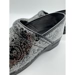 Dansko Professional Clogs Size 40 Floral Metallic Nursing Excellent Condition Photo 7