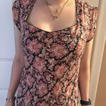 Rampage Y2K 90s Vintage Coquette Boho Floral Print Rayon Midi Dress Size 8-10 Photo 1