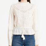 Marea 100% cotton Victorian blouse in off Photo 0