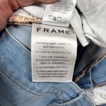 frame denim FRAME Le Skinny de Jeanne Crop Jeans Size 30 Light Wash Dip Dye Photo 6