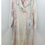 Something Navy Spring DUSTER Runway Tie Dye Trench Size Medium Photo 1