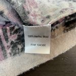 Garnet Hill Garnett Hill Cardigan Merino Wool Cardigan‎ Sweater Womens Medium Trees Purple Photo 4