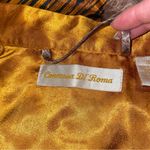 Vintage silky leopard robe pockets cozy sexy cougar mob wife golden old money Gold Size 2X Photo 10