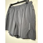 Brooks Moment 5" Running Shorts LARGE Gray Athletic Race Training Track Pockets Photo 1