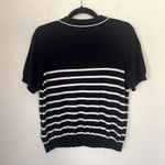 Top Shop Short Sleeve Navy Blue Sweater ~ Preppy Academia ~ Women’s Size 12 Photo 1