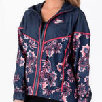 Nike NWOT Floral Navy Jacket Photo 0