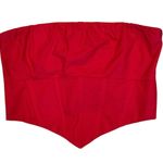Princess Polly Red Corset Top Bustier Crop Top Strapless S 6 Photo 3