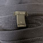 J.Crew Jeweled Embellished Navy Blue Pullover Sweatshirt Sweater Size Large Photo 2