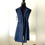 White House | Black Market ELEGANT WHBM SOFT DENIM DRESS🪻🪻 Photo 4