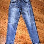 Moussy Frayed Hem Blue Women's Jeans Size 27 Photo 3