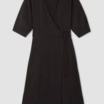 Everlane  The City Stripe Wrap Dress Photo 0
