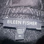 Eileen Fisher black herringbone wool/nylon XL luxe vest Photo 3