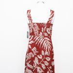 Vince Camuto - Printed Square-Neck Smocked-Back Maxi Dress Photo 11