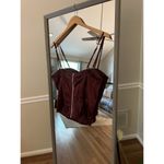 Lulu’s Off Shoulder Corset Top Satin Blouse Overbust Bustier Sexy Club Tank Top Size L Photo 3