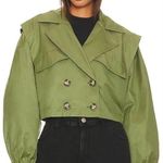 Free People x Revolve Looking Glass Crop Trench Coat Photo 1