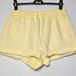 PINK - Victoria's Secret VS PINK Ivy Fleece Rolled Hem Shorts / Mellow Yellow / Size S - 27023028 Photo 1