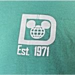 Spiring Jersey Walt Disney World Parks Womens Size Small Blue Green Teal Photo 3