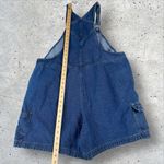 Disney Vtg Y2K  Mickey Minnie Mouse Overalls Denim Jean Shorts Shortalls Sz 18/20 Photo 6