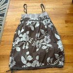 Vintage Y2K Animale Brown Floral Bubble Dress Size Medium Photo 5