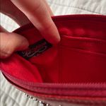 Brighton red leather Love bling studded boho rare wristlet pouch zippered small​ Photo 10