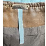 Free People  Charli Mini Skirt Women's 0 Brown Vegan Leather Buckle Zip Photo 4
