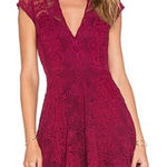 For Love & Lemons Sienna Mini Dress in Scarlet Sz. L Photo 0