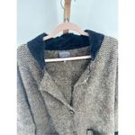 Lysse Cabin Faux Mink Long Coat Chevron Women’s Size Large/Extra large Pockets Photo 11