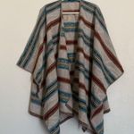 Pendleton  Aztec Southwest Wool Cape Poncho Tommy Bahama Photo 3