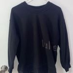 Lululemon black  perfectly oversized crew Photo 0