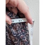 Faherty Boho Floral Print V Neck Blouse Small Long Sleeve Viscose Photo 5