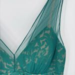 Anthropologie NWT  Hitherto Brit Dress‎ Green Emerald Lace Tulle Dress BHLDN 14 Photo 4