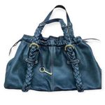 Fossil Vintage Y2K  Black Leather Satchel Grunge Steampunk Whimsigoth Photo 0