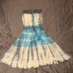 Beach By Exist  Blue and White Mini Dress Photo 0