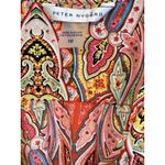 Peter Nygard  womens Button Up Colorful‎ Paisley Boho Blouse Size 16 Photo 2