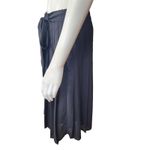 Modcloth Black Pleated Knee Length Skirt with Matching Belt (M) Photo 3