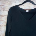 Peruvian Connection  Black Cotton Shift Dress Size Medium Photo 1