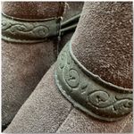 Easy Spirit Explore24 Eskridge Ankle Boots Women 7.5 Brown Leather/Button Detail Photo 7