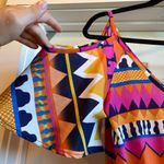 Honey Punch Graphic Print Cold-Shoulder Dress Photo 2