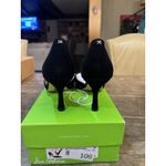 Sam Edelman  Victoria D'Orsay Pointed Toe Pump Size 9.5 Black Suede Photo 4