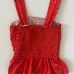 Urban Outfitters  Red Crop Tank Photo 1