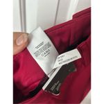 EXPRESS high waist high rise ankle dress pants size 4 R dark red color NWT Photo 4