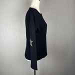 Zadig & Voltaire  Cici Star Patch Cashmere Sweater Jumper Pullover Size XS Black Photo 6