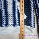 Free People New! Free People beach Dayton Sweater Pullover in Midnight Rain Combo, XS Photo 7